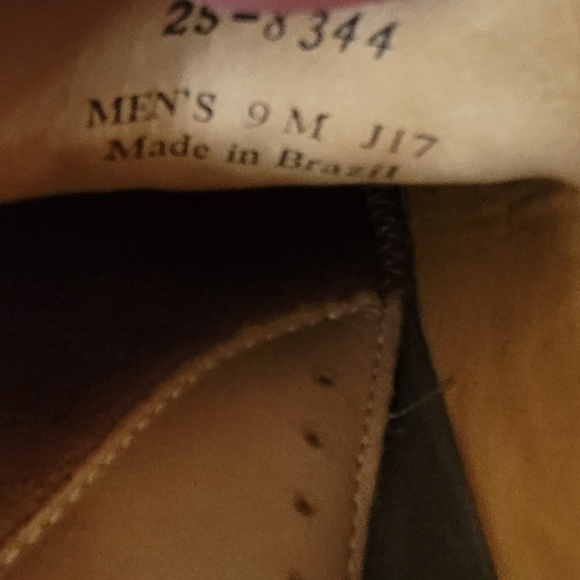 Johnston and Murphy Conyac Brown Woven Leather  Men's Loafers Size 9 Preppy - Picture 7 of 7